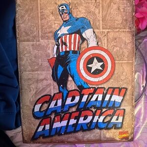 Captain America wall art